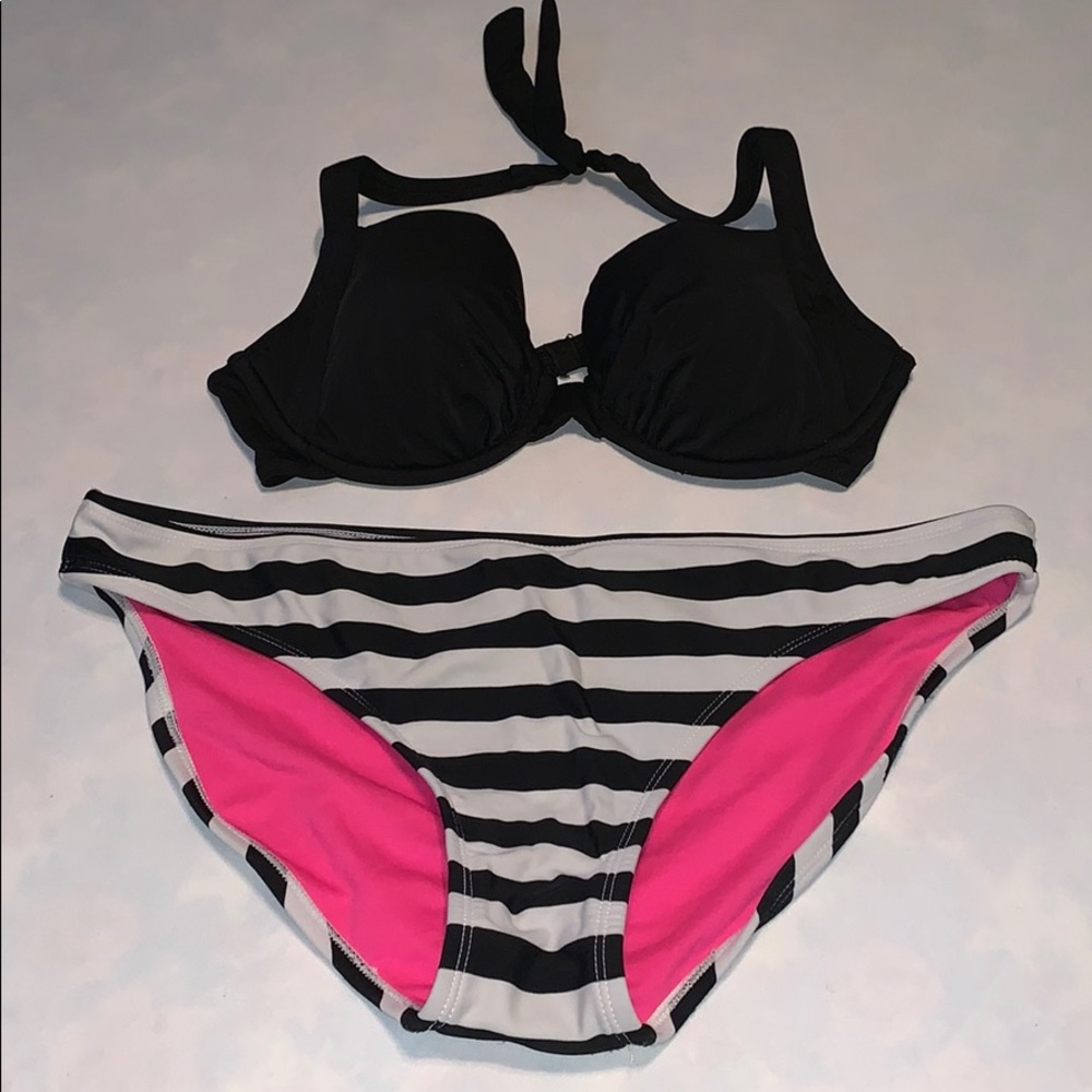 Black and White Bikini